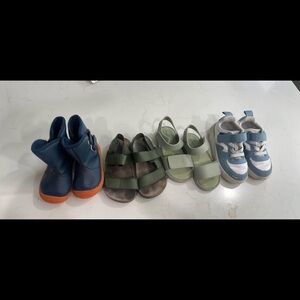 Blue and Orange Kids Shoes